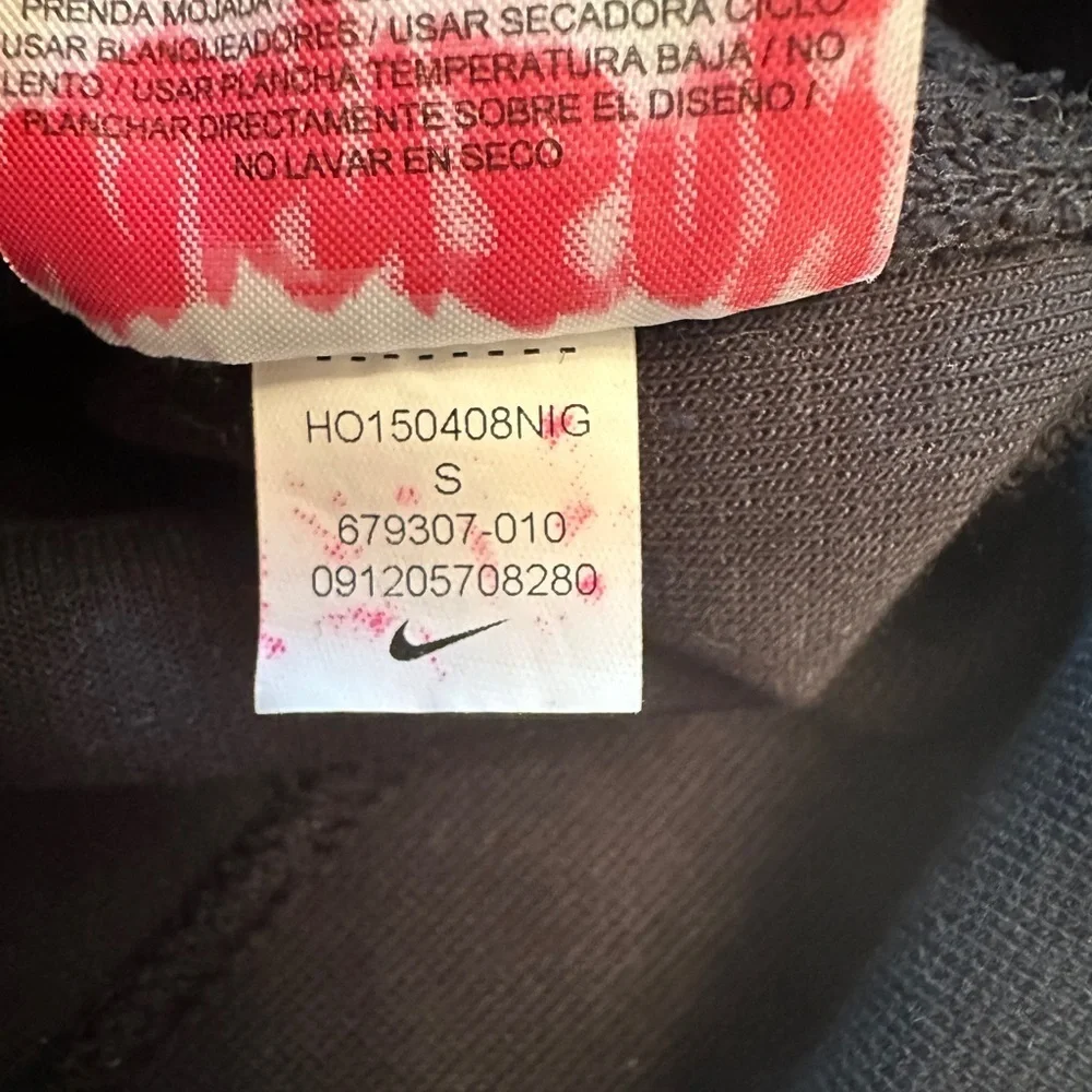 Nike‎ Tech Hoodie Kids Small Black Fleece Sweatshirt Jacket Full Zip $105 MSRP